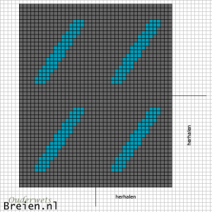 Teltekening Trui met Strepen