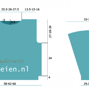 Breipatroon Linnen Herentrui