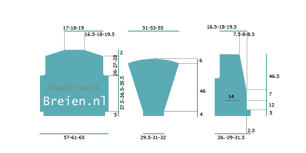 Breipatroon Vest