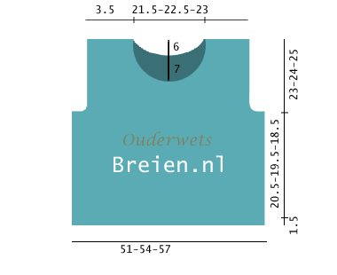 Beenmerg Raap bladeren op Vulgariteit Topje Breien van katoen - Ouderwets Breien