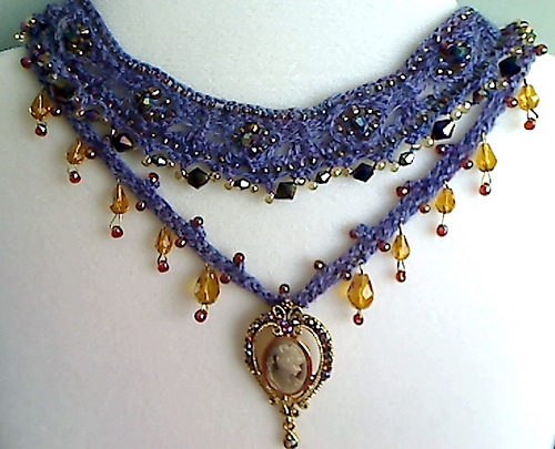 Choker gebreid