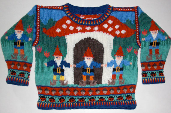 Kindertrui met kaboutertjes
